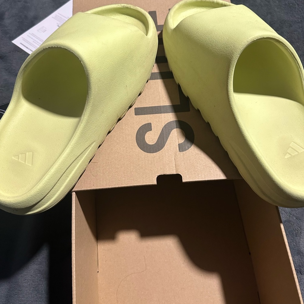 Adidas Kids Yellow Slides